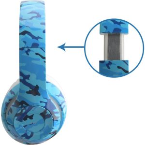 Stereo Bluetooth Camo Headphones | Tech Toys Kids Blue