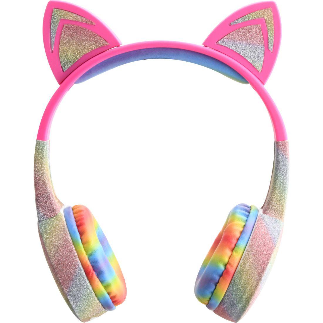 Stereo Bluetooth Rainbow Glitter Kids Headphones | Tech Toys Kids Prints