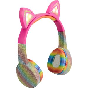 Stereo Bluetooth Rainbow Glitter Kids Headphones | Tech Toys Kids Prints