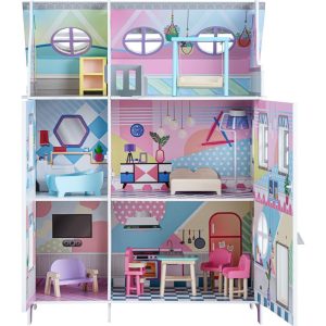 Sunroom Dollhouse With 11 Accessories, Muiticolor | Dolls & Doll Accessories Dolls & Doll Accessories Dolls & Doll Accessories