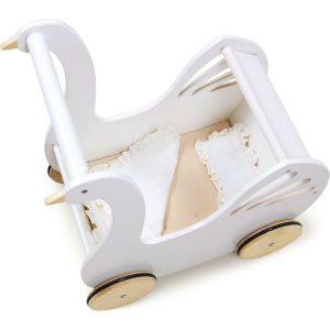 Sweet Swan Pram | Dollhouses & Accessories Dollhouses & Accessories Dollhouses & Accessories