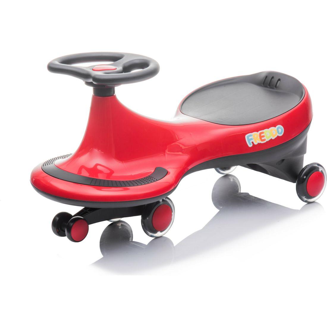 Swing Car With Flashing Wheels Red | Ride-Ons Outdoor Ride-Ons