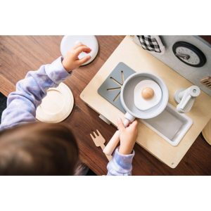 Table It Breakfast Set, Natural | Play Food & Accessories Kids Natural