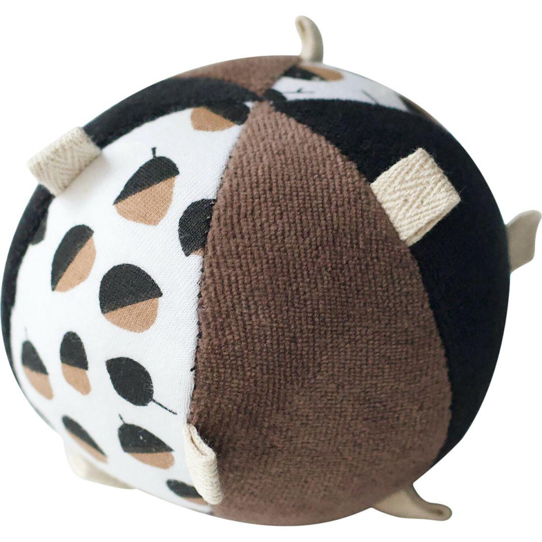 Taggy Ball With Rattle, Acorn | Infant Development Baby & Toddler Infant Development