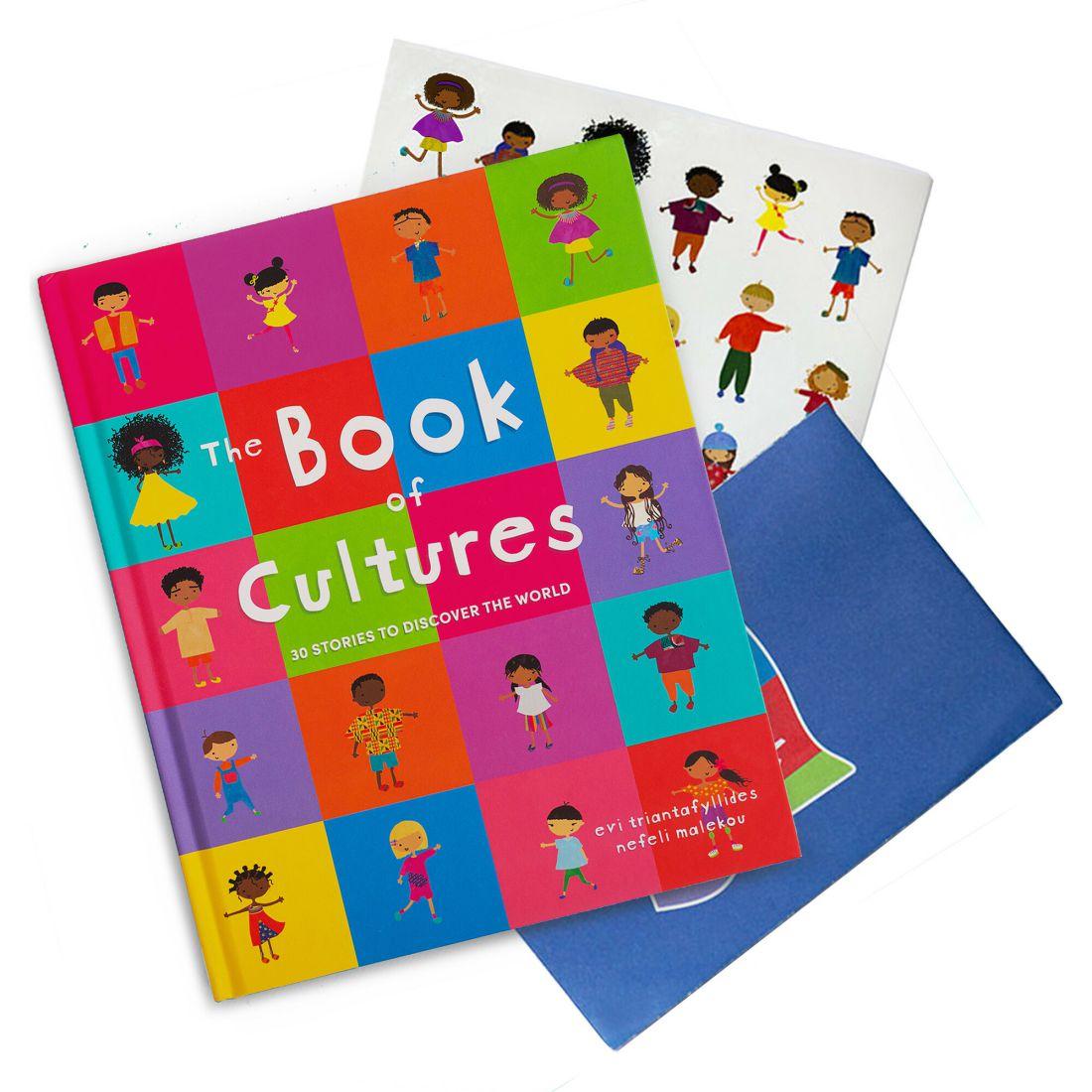 The Book Of Cultures With Stickers & A Map | Books Books Books