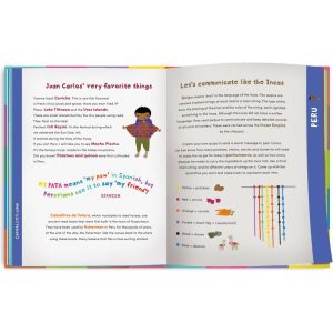 The Book Of Cultures With Stickers & A Map | Books Books Books