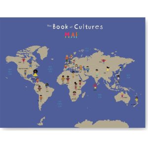 The Book Of Cultures With Stickers & A Map | Books Books Books