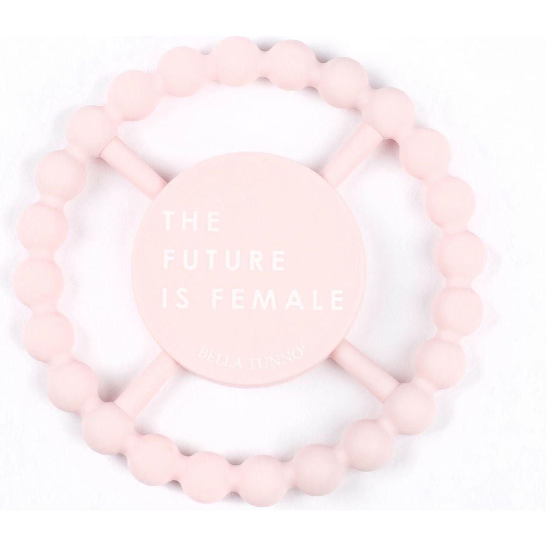 The Future Is Female Teether | Teethers & Rattles Baby & Toddler Pink