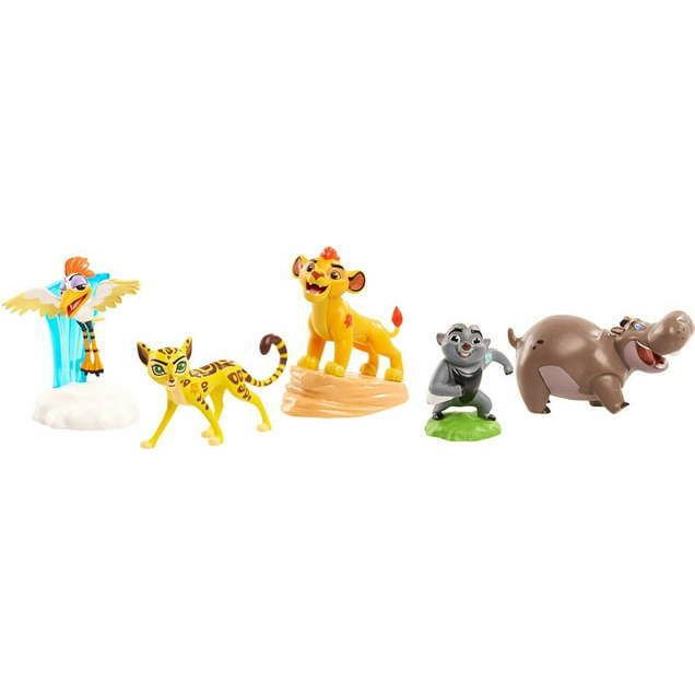 The Lion Guard Collectible 5 Figure Animal Play Set | Toy Figures & Playsets Imaginative Learning Multi