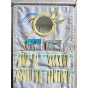 The Mindset Tapestry, Beige/Seafoam | Play Room Educational Toys Beige