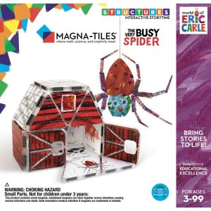 The Very Busy Spider Magna-Tiles Structures | STEM Toys Kids Red