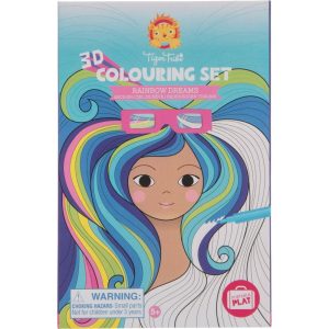 Tiger Tribe: 3D Coloring Set – Rainbow Dreams Activity Set | Arts & Crafts Arts & Crafts Arts & Crafts