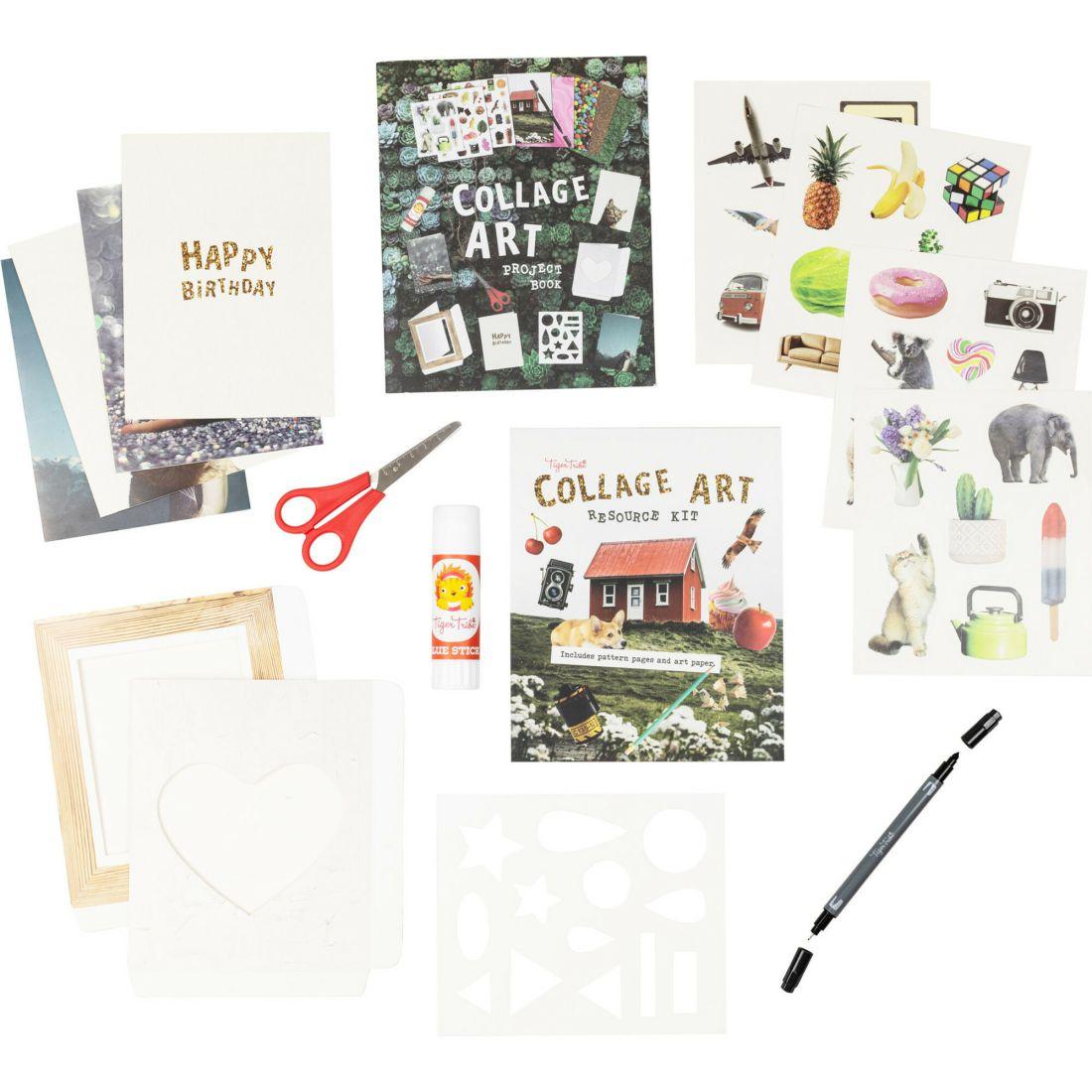 Tiger Tribe: Collage Art Set – All-In-1 Artist Kit | Arts & Crafts Arts & Crafts Arts & Crafts