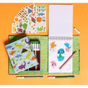 Tiger Tribe: Coloring Set – Dinosaur – Activity Set W/ Stickers | Arts & Crafts Arts & Crafts Arts & Crafts