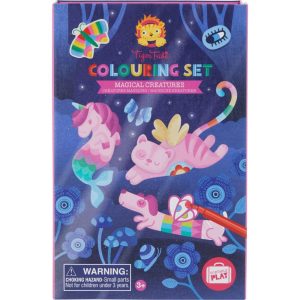 Tiger Tribe: Coloring Set – Magical Creatures Activity Set W/ Stickers | Arts & Crafts Arts & Crafts Arts & Crafts