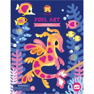 Tiger Tribe: Foil Art – Ocean Magic Activity Set | Arts & Crafts Arts & Crafts Arts & Crafts