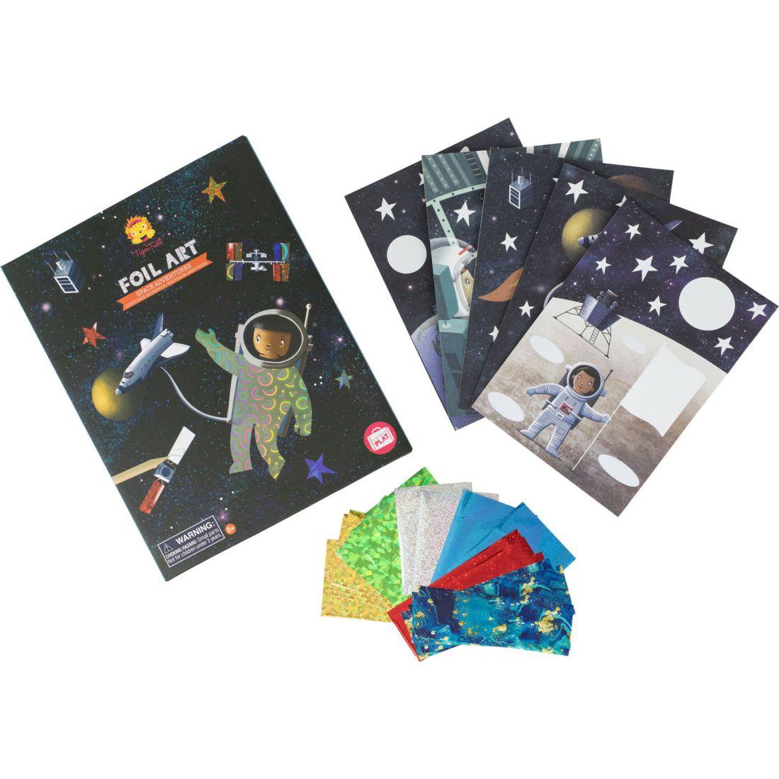 Tiger Tribe: Foil Art – Space Adventures Activity Set | Arts & Crafts Arts & Crafts Arts & Crafts