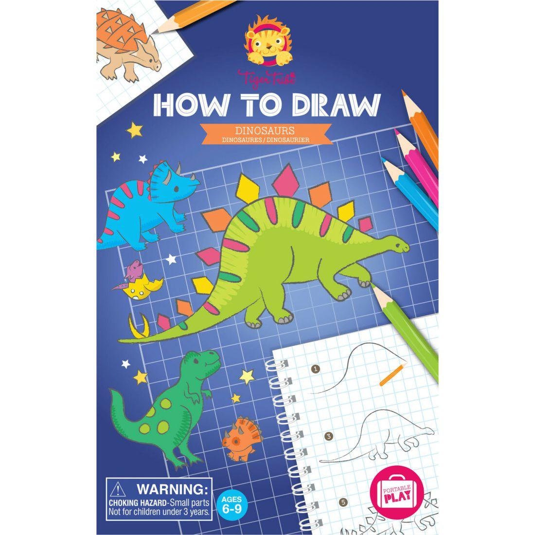 Tiger Tribe: How To Draw – Dinosaurs – Creative Artistic Set | Arts & Crafts Arts & Crafts Arts & Crafts