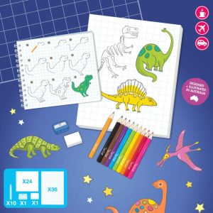 Tiger Tribe: How To Draw – Dinosaurs – Creative Artistic Set | Arts & Crafts Arts & Crafts Arts & Crafts