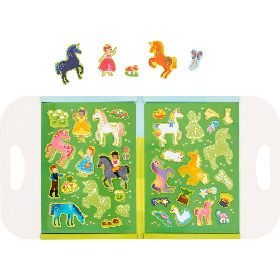 Tiger Tribe: Magna Carry – Unicorn Kingdom Fold Out Magnetic Play Scene | Arts & Crafts Arts & Crafts Arts & Crafts