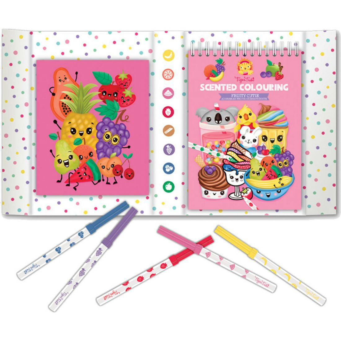 Tiger Tribe: Scented Coloring – Fruitie Cutie Activity Set | Arts & Crafts Arts & Crafts Arts & Crafts