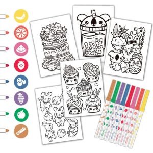 Tiger Tribe: Scented Coloring – Fruitie Cutie Activity Set | Arts & Crafts Arts & Crafts Arts & Crafts