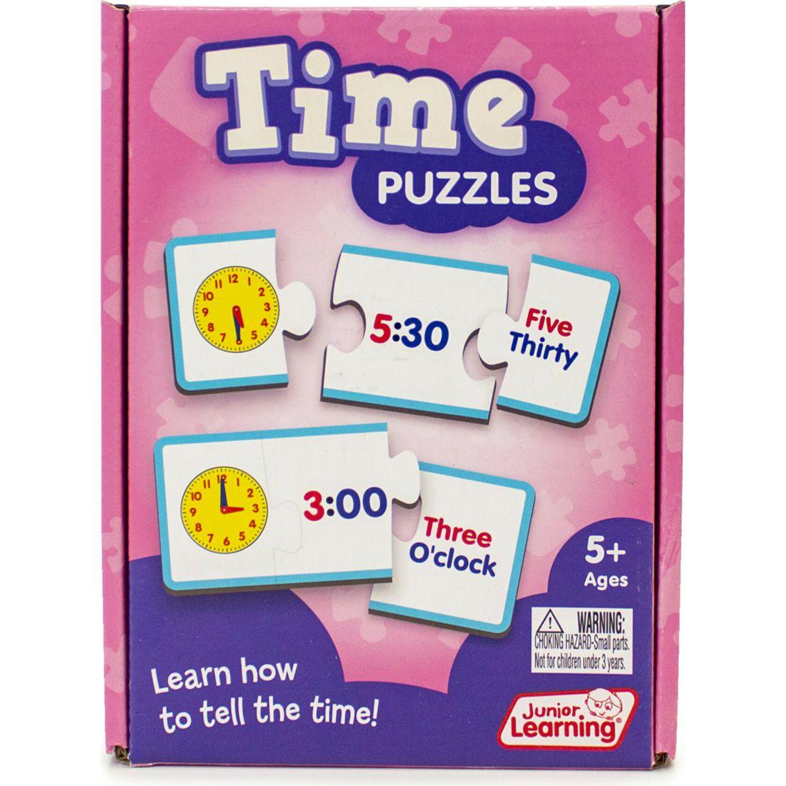 Time Puzzleseducational Learning Set | STEM Toys Kids Multi