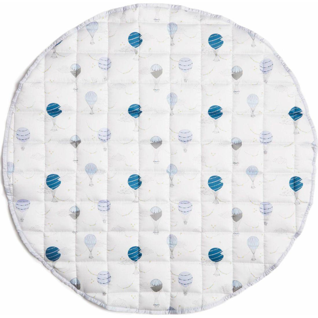 Touch The Sky Print Round Play Mat, Blue | Activity Gyms & Playmats Activity Gyms & Playmats Activity Gyms & Playmats