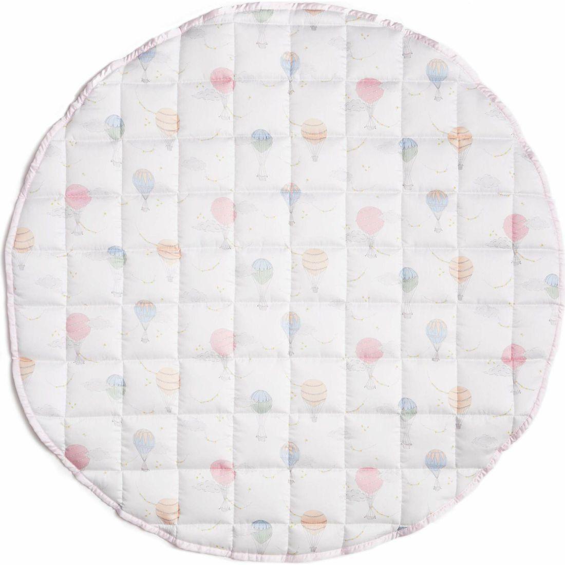 Touch The Sky Print Round Play Mat, Pink | Activity Gyms & Playmats Activity Gyms & Playmats Activity Gyms & Playmats