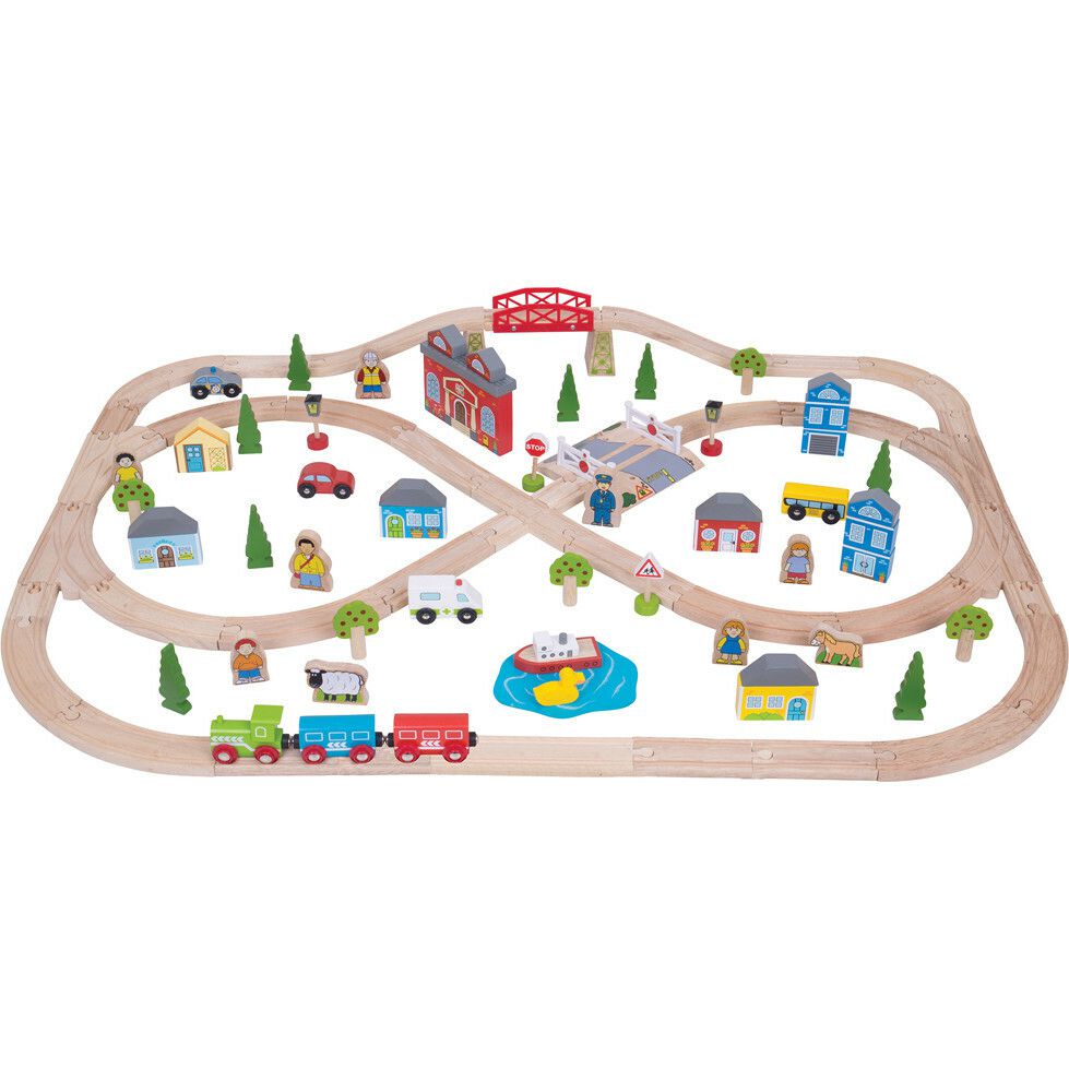 Town + Country Train Set | Vehicles & Trains Imaginative Learning Multi