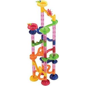 Toysmith 80-Piece Marble Run Building Toy – Stem | STEM Toys Kids Multi