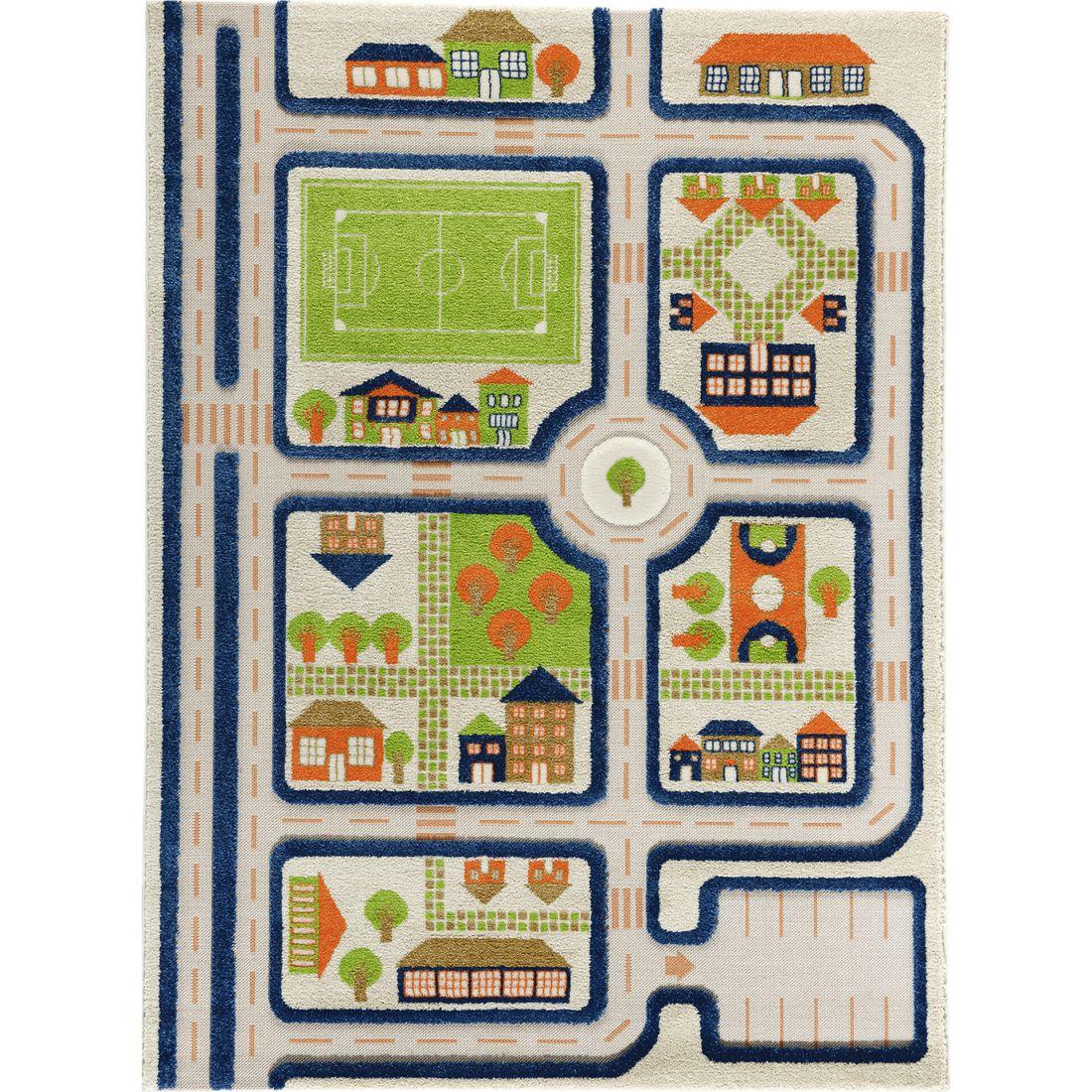 Traffic 3-D Activity Mat, Blue Large | Activity Rugs Activity Rugs Activity Rugs