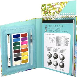 Travel Art Pack, Watercolors + Pen | Arts & Crafts Arts & Crafts Arts & Crafts