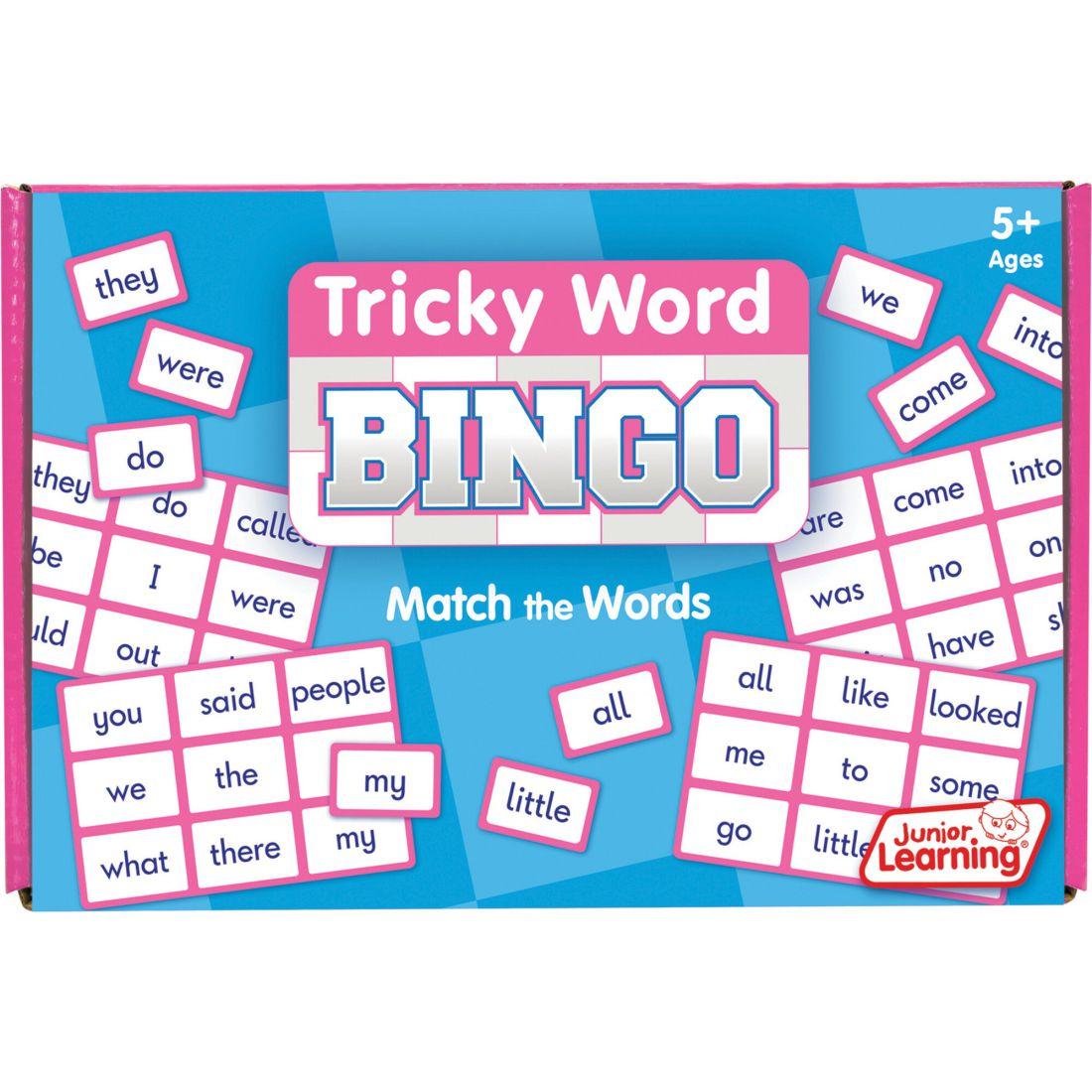 Tricky Word Bingo Educational Learning Game | Games Games Games