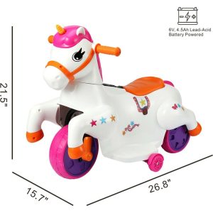 Trimate Electric Unicorn Ride-On W/ Music | Ride-Ons Outdoor Multi