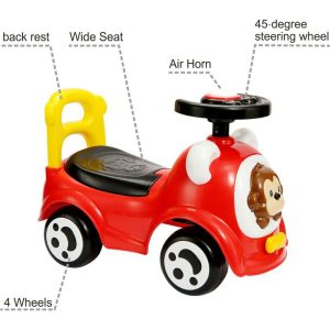 Trimate Red Foot To Floor Ride-On Car W/ Music | Ride-Ons Outdoor Multi