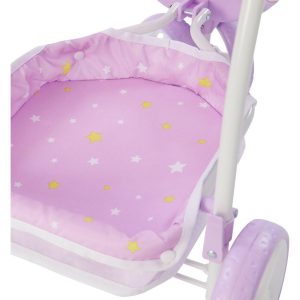 Twinkle Stars Princess 2-In-1 Baby Doll Stroller, Purple | Dolls & Doll Accessories Dolls & Doll Accessories Dolls & Doll Accessories