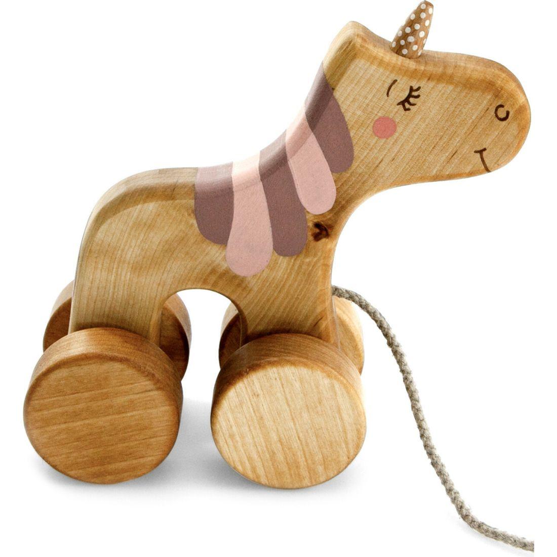 Unicorn Pull Toy | Push & Pull Baby & Toddler Natural