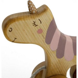 Unicorn Pull Toy | Push & Pull Baby & Toddler Natural