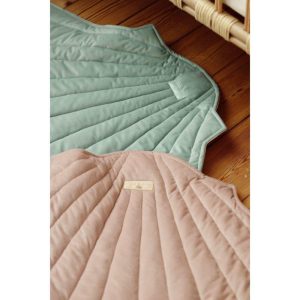 Velvet Shell Play Mat, Powder Pink | Activity Gyms & Playmats Activity Gyms & Playmats Activity Gyms & Playmats