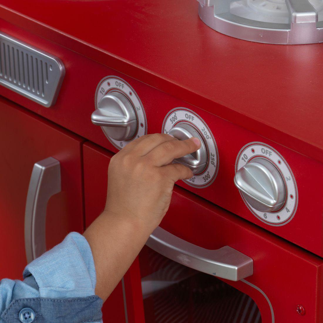 Vintage Kitchen, Red | Play Kitchens Kids Play Kitchens