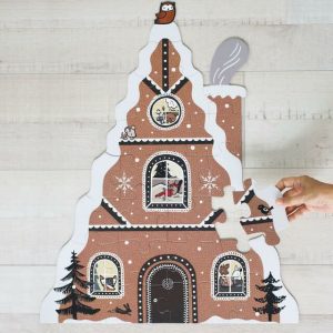 Wee Gallery Gingerbread House Puzzle | Infant Development Baby & Toddler Infant Development