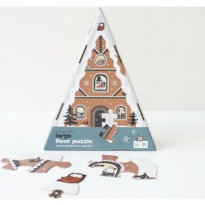 Wee Gallery Gingerbread House Puzzle | Infant Development Baby & Toddler Infant Development