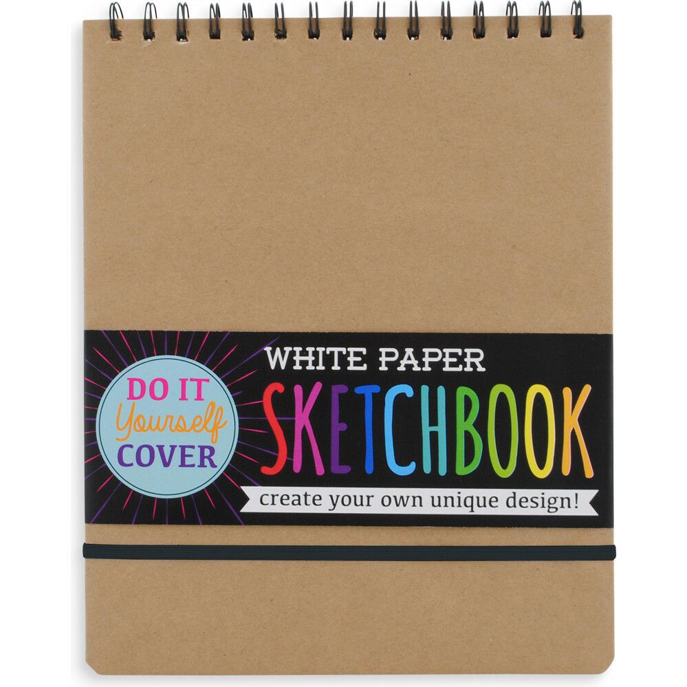 White Diy Cover Sketchbook | Arts & Crafts Arts & Crafts Arts & Crafts