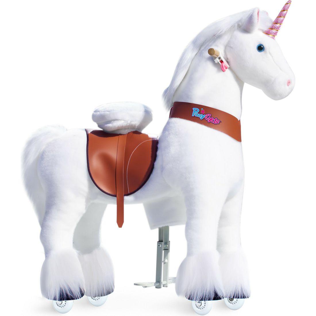 White Unicorn, Large | Ride-Ons Outdoor Ride-Ons