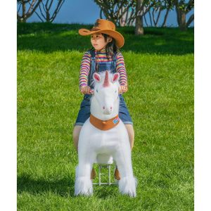 White Unicorn, Large | Ride-Ons Outdoor Ride-Ons