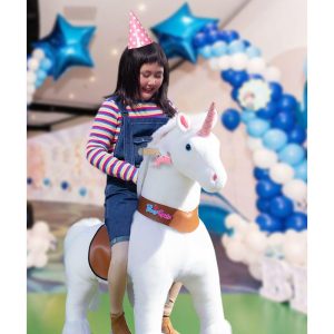 White Unicorn, Large | Ride-Ons Outdoor Ride-Ons