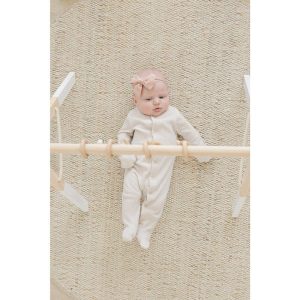 White Wood Gym With Gray Toys | Activity Gyms & Playmats Activity Gyms & Playmats Activity Gyms & Playmats