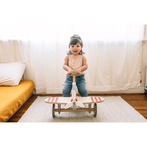 Wood Airplane Rocker & Ride-On | Baby Rocking Horses Baby & Toddler Baby Rocking Horses