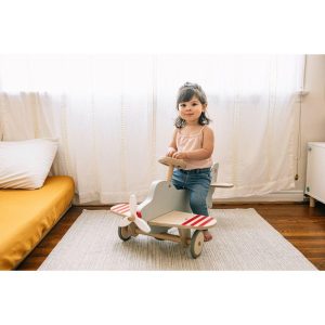 Wood Airplane Rocker & Ride-On | Baby Rocking Horses Baby & Toddler Baby Rocking Horses